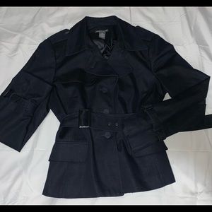 Chelsea&Theodore Black Belted Jacket